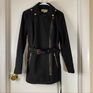 Black Belted Jacket | Michael Kors
